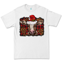 White Christmas background baby calf Premium Tee - BarkalooDesign