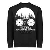 Black Trail Bike Adventure Awaits Heavyweight Sweatshirt - Bettercallsaul