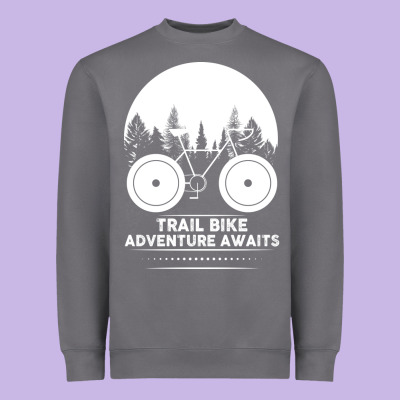 Trail Bike Adventure Awaits Heavyweight Sweatshirt Designed By Bettercallsaul