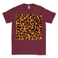 Burgundy leopard seamless pattern bbs Classic Tee - BundleAndBundleShop