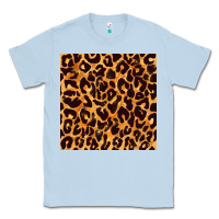 Dusty Blue leopard seamless pattern bbs Classic Tee - BundleAndBundleShop