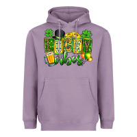 Lavender St. Patrick's Lucky vibes Heavyweight Hoodie - OliviaCreatesArt