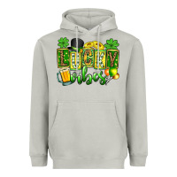Moon Dust St. Patrick's Lucky vibes Heavyweight Hoodie - OliviaCreatesArt