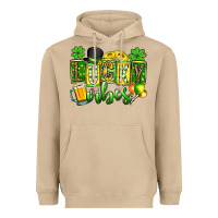 St. Patrick's Lucky Vibes Heavyweight Hoodie | Teevron