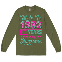 Army Green made in 1982, 40 years of being awesome Long Sleeve Tee - Jasminsmagicworld