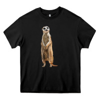 Black Meerkat Heavy Core Tee - LillyAllenDesigns
