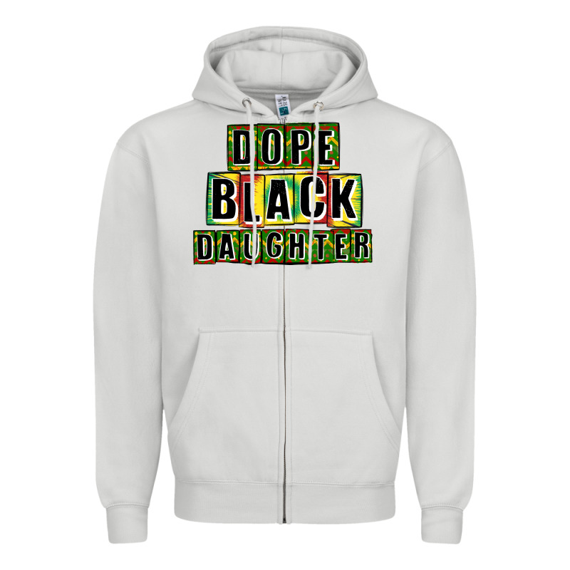Dope Black Daughter Zipper Hoodie by CowGirlArtShop | Teevron