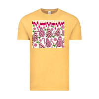 Vintage Mustard pink christmas tree cakes Vintage Tee - MaliasSmallBusiness
