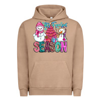 Pigment Burro It's Freezin Season Urban Hoodie - CowhideDigitalArt