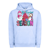 Pigment Grape Ice It's Freezin Season Urban Hoodie - CowhideDigitalArt