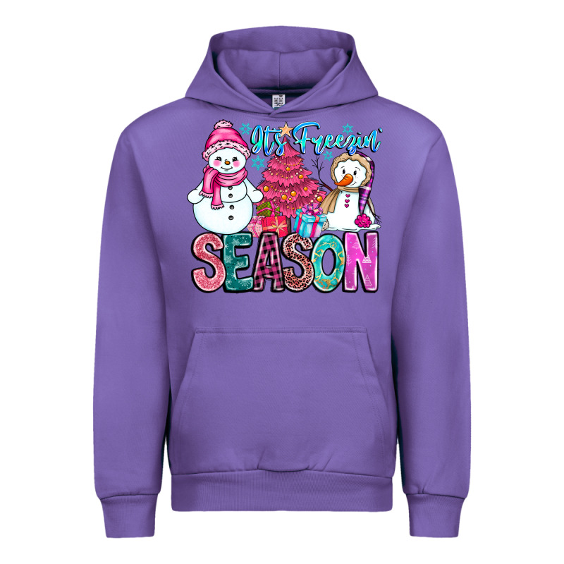 It's Freezin Season Urban Hoodie by CowhideDigitalArt | Teevron