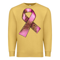 Antique Gold Breast Cancer ribbon Premium Sweatshirt - FaDigitalArtStudio