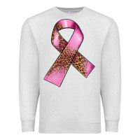 Oatmeal Heather Breast Cancer ribbon Premium Sweatshirt - FaDigitalArtStudio