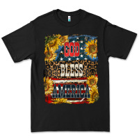 Black Western God Bless America Premium Tee - LillyAllenDesigns