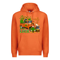 Carrot St. Patrick's Loads of luck with gnome Premium Hoodie - HowdyJamesFarm