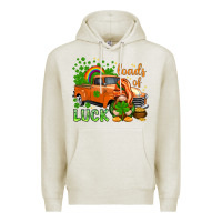 Oatmeal Heather St. Patrick's Loads of luck with gnome Premium Hoodie - HowdyJamesFarm