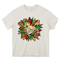 Cream christmas baby jesus sunflower Heavy Core Tee - Jasminsmagicworld