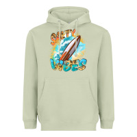 Matcha Salty vibes Heavyweight Hoodie - FaDigitalArtStudio