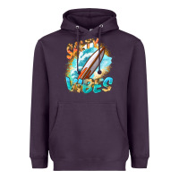 Plum Salty vibes Heavyweight Hoodie - FaDigitalArtStudio