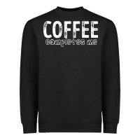 Black Coffee Completes Me Heavyweight Sweatshirt - Bettercallsaul