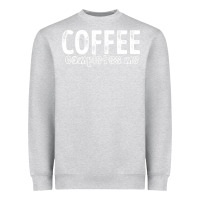 Heather Grey Coffee Completes Me Heavyweight Sweatshirt - Bettercallsaul