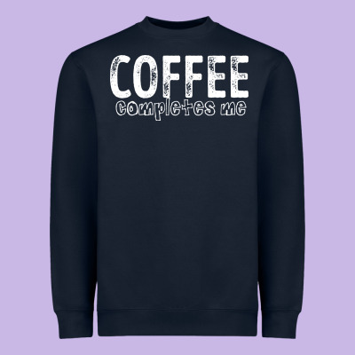 Coffee Completes Me Heavyweight Sweatshirt Designed By Bettercallsaul