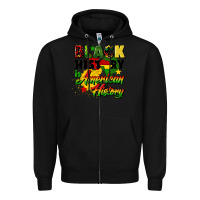 Black black history is american history Zipper Hoodie - CowGirlArtShop
