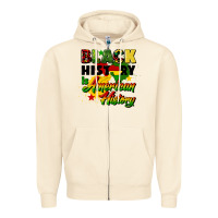 Sandshell black history is american history Zipper Hoodie - CowGirlArtShop