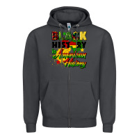 Smoke black history is american history Zipper Hoodie - CowGirlArtShop