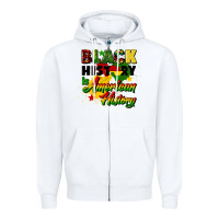 White black history is american history Zipper Hoodie - CowGirlArtShop