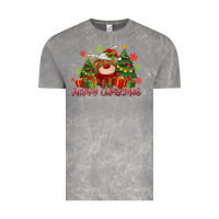 Cloud Rock merry christmas reindeer Vintage Tee - MaliasSmallBusiness