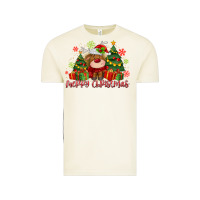 Vintage Arctic merry christmas reindeer Vintage Tee - MaliasSmallBusiness