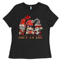 Black let it be ladybug gnomies Ladies Tee - BarkalooDesign