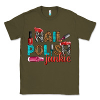 Army Green nail polish junkie bbs Classic Tee - BundleAndBundleShop