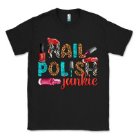 Black nail polish junkie bbs Classic Tee - BundleAndBundleShop