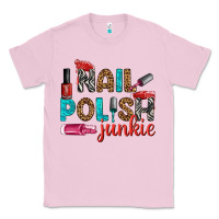 Bubblegum Pink nail polish junkie bbs Classic Tee - BundleAndBundleShop