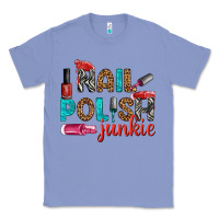 Colony Blue nail polish junkie bbs Classic Tee - BundleAndBundleShop