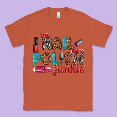 Nail Polish Junkie Bbs Classic Tee Designed By Bundleandbundleshop