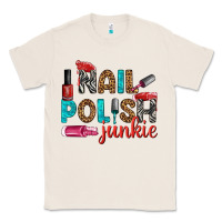 Natural nail polish junkie bbs Classic Tee - BundleAndBundleShop