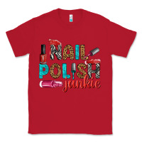 Red nail polish junkie bbs Classic Tee - BundleAndBundleShop