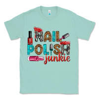 Seafoam nail polish junkie bbs Classic Tee - BundleAndBundleShop