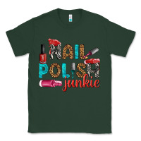 Sports Green nail polish junkie bbs Classic Tee - BundleAndBundleShop