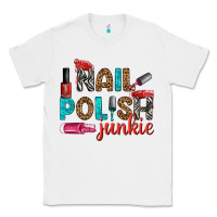White nail polish junkie bbs Classic Tee - BundleAndBundleShop