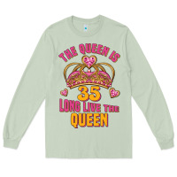 Matcha the queen is 35 long live the queen Long Sleeve Tee - Jasminsmagicworld