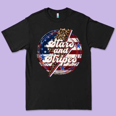 Western Stars And Stripes Premium Tee Designed By Lillyallendesigns