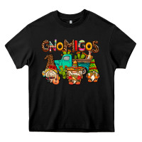 Black gnomigos Heavy Core Tee - AdoDesignShop