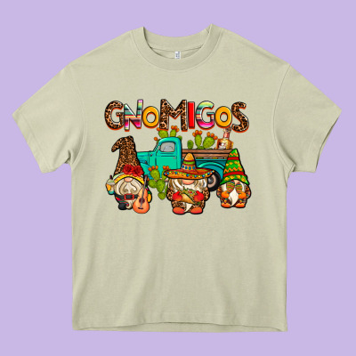 Gnomigos Heavy Core Tee Designed By Adodesignshop