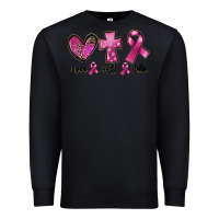Black Love Faith cure Breast Cancer Premium Sweatshirt - FaDigitalArtStudio
