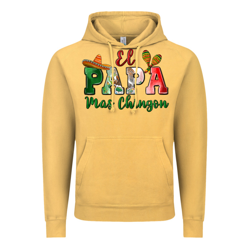 El Papa Mas Chingon Vintage Hoodie by MaliasSmallBusiness | Teevron