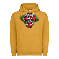 Pigment Peanut Butter Jesus is the Reason For The Season Urban Hoodie - CowhideDigitalArt